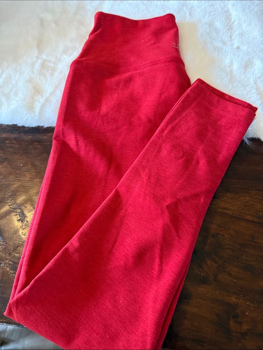 Beyond Yoga Bright Red High-Rise Leggings